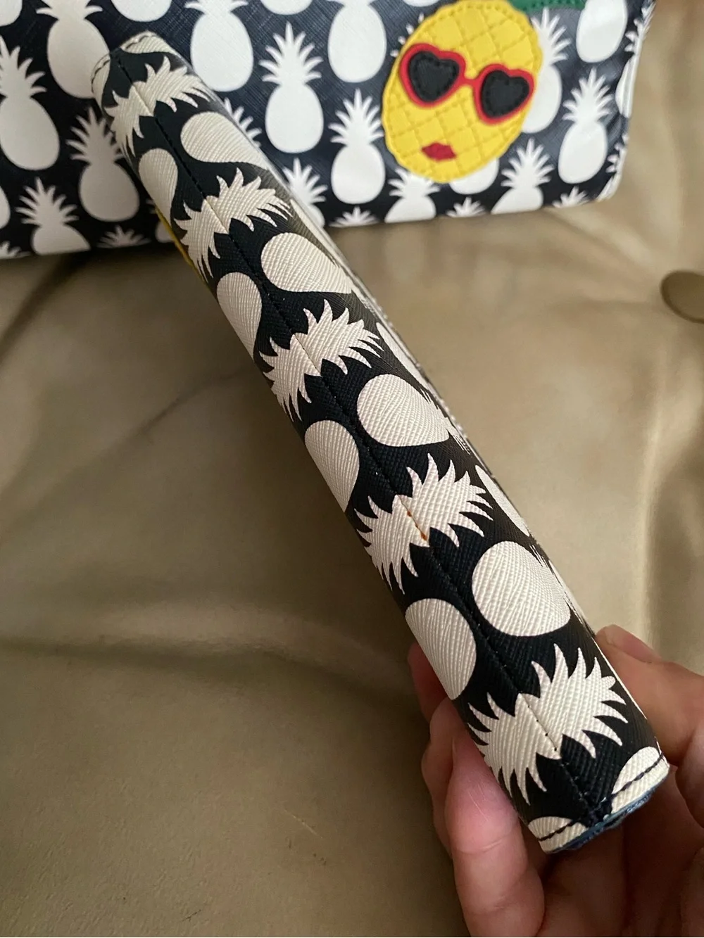 RARE Kate Spade Pineapple Print Wallet Aloha Hawaii Applique NO BAG